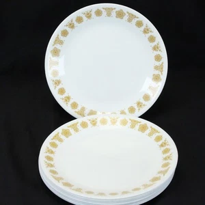 Corelle Butterfly Gold Luncheon Plates 8-1/2" Lot of 8 - Picture 1 of 7