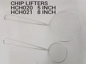 GROSSER CHIP POMMES HEBER ? ABTROPFSIEB KÜCHENUTENSILIEN FÜR PAKORAS - Bild 1 von 1