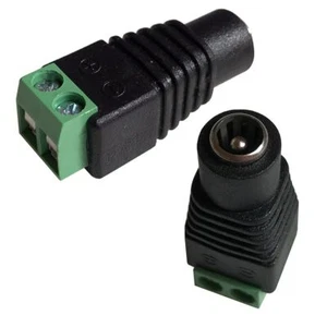 Dc Adattatore Frizione Spina Connettore per LED Strisce Striscia - Picture 1 of 8