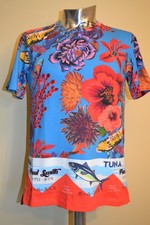 Paul Smith Hauptlinie Tuna Blumenmuster T-Shirt Xs Neu