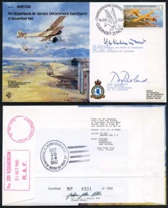 B2c No1 RNAS Detachment Eastchurch 2 Signed by Sir Peter Le Cheminant (H) - Picture 1 of 1