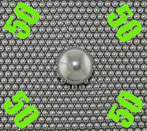 Cincuenta (50) 1 pulgada núcleos de puño de mono bola de acero al carbono se pueden perforar - Imagen 1 de 2