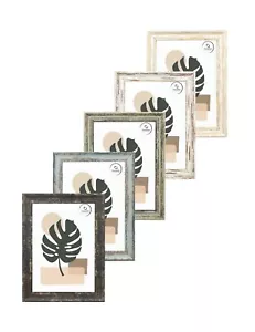 A2 A3 A4 A5 Exmouth Vintage Distressed Shabby Chic Photo Pic Frame Poster Frame - Picture 1 of 7