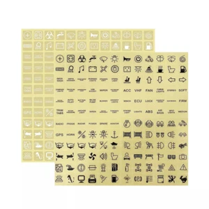 Rocker Switch Decal Sticker  For Circuit Panel Car Boat Dashboard Switch Control - Picture 1 of 20