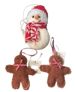 Bloomingdale’s & Macys Christmas Ornament Gingerbread Cookies Snowman NWT - Picture 1 of 2