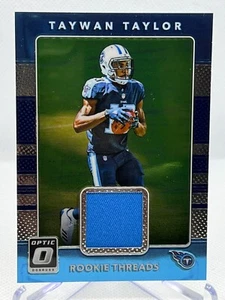 Taylor RC 2017 Panini Donruss Optic #19 Rookie Threads Insert Taylor - Imagen 1 de 2