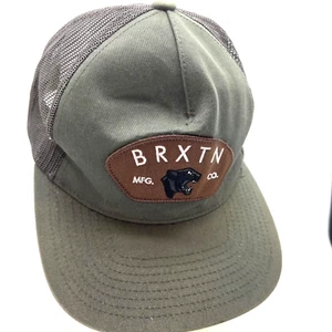 Hat BRXTN Mfg Co.Mens SnapBack Hat. Adjustable Gray Black. mesh Back - Picture 1 of 3