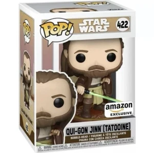 Funko Pop! Star Wars: Across The Galaxy - Qui-Gon Jinn Amazon ORDER CONFIRMED - Picture 1 of 1