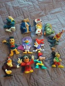 Disney Mickey Mouse, Donald Duck E.T., Duck Tales, Darkwing, Kellogg PVC Lot - Picture 1 of 4