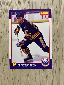 1991-92 Score Kelloggs Hockey #6 PIERRE TURGEON Buffalo Sabres - Picture 1 of 2