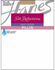 Hanes Silk Reflections Plus Sheer Non-Control Top Enhanced Toe Pantyhose Nylon