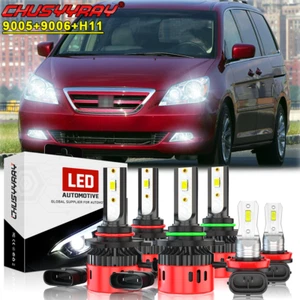 Para Honda Odyssey 2005-2010 Faro LED alta bombilla antiniebla baja - Imagen 1 de 10