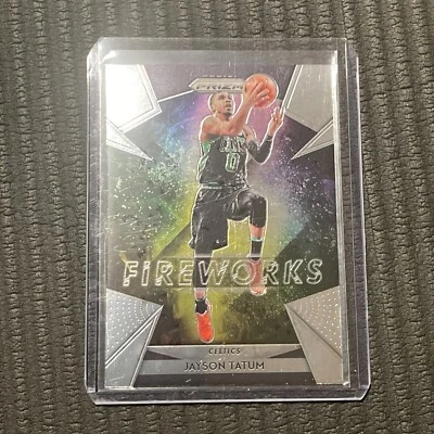 2018-19 Panini Silver Prizm FIREWORKS 🎆Jayson Tatum Celtics  - Image 1 of 3