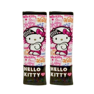 Hello Kitty Seat Belt Covers Murakami Limited Edition Collection Rare Superb - Bild 1 von 2