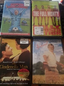 4 Dvd Pack New The Natural, The Full Monty, Kicking & Screaming, Cinderella Man - Picture 1 of 1