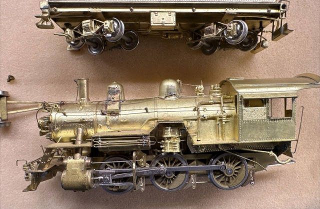 HO Brass Model Train - Hallmark Models Colorado Midland Pikes Peak 2-8-0