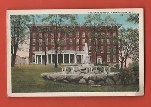 VINTAGE THE CANANDAIGUA - CANANDAIGUA N.Y. POSTCARD - Picture 1 of 2