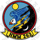 STICKER USMC HMM 263 THUNDER CHICKENS   ooo   USMC Lisc No 20187
