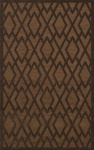 Yellow Diamond Lines Criss-Cross Bordered Transitional Area Rug Geometric DV1 - Picture 1 of 12