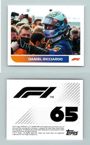 Daniel Ricardo #65 Formula 1 Season 2021 Topps Sticker - Picture 1 of 1