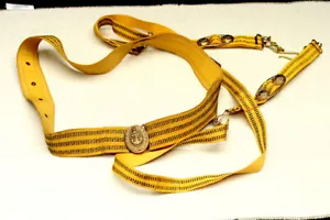 Vintage USSR Navy Officer's Parade Belt 100cm Rare Set Dirk Pendants & Swordbelt - Picture 1 of 6