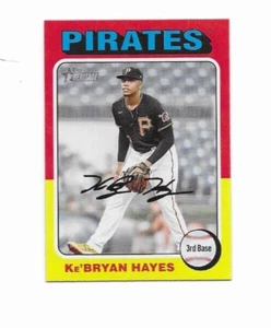 CARTA 2024 TOPPS HERITAGE KE'BRYAN HAYES PITTSBURGH PIRATES # 226 - Foto 1 di 2