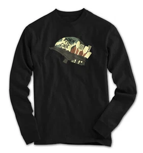 Herren T-Shirt Longsleeve Old School Full Metal Koch - Born to Cook Helm - Picture 1 of 1