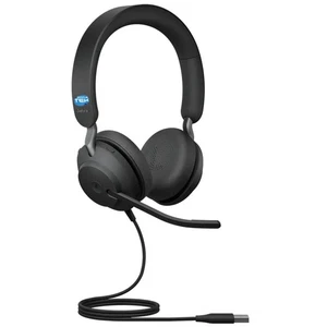 Jabra Evolve2 40 SE USB-A MS Stereo Wired Headphones Type-C Call Center Calls - Picture 1 of 5