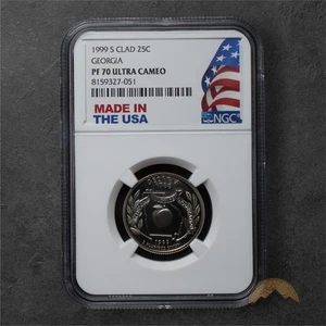 1999-S Proof Georgia State Quarter 25C - NGC PF70 UCAM - San Fransisco - Picture 1 of 2