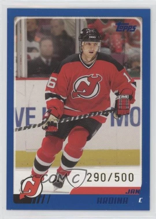 2003-04 Topps Traded Blue /500 Jan Hrdina #TT49 - Image 1 of 2