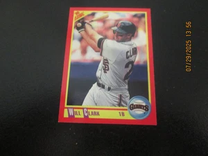 WILL CLARK GIANTS 1990 SCORE BASEBALL CARD #300 FREE SHIPPING - Picture 1 of 2