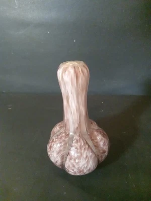 Bombilla de ajo de vidrio soplado a mano vintage base verde ajo khabar decoración de cocina Foto 1 de 2