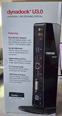 "Toshiba PA5356U-1PRP Docking Station 2.3GHz i5-6200U 15.6"" — 第 1/4 张图片