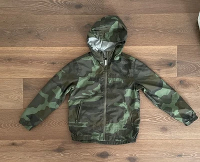 Gap Kids 男孩迷彩印花夹克风衣大号 10-12 — 第 1/4 张图片