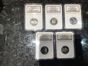 2008-S Clad U.S. State Quarters; AZ, NM, OK, HI, & AK - NGC PF70 UC - Picture 1 of 7