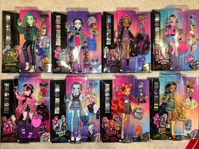 Monster High, G3, Draculaura, Deuce, Ghoulia, Lagoona, Toralei More, Mattel, NUEVO Foto 1 de 4