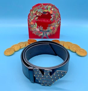 NEW EMPORIO ARMANI UNISEX BELT GENUINE LEATHER 057 110CM - IDEAL XMAS 🎁 - Picture 1 of 10