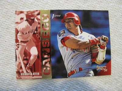 1994  Panini Select Jose Canseco #276 Texas Rangers - Image 1 of 2