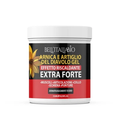 Arnica e Artiglio del Diavolo 550ml Extra Forte BELL'ITALIABIO BELLITALIABIO - Immagine 1 di 4