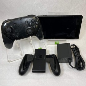 Nintendo Switch v1 Video Game Console HAC-001 Black Tablet Only