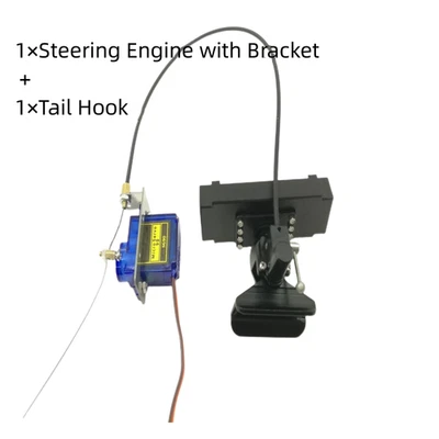 Schwanz Haken Lenkung Motor Halterung für Tamiya 1/14 RC Lkw Traktor DIY Teile - Bild 1 von 4
