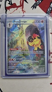 Pokemon TCG Armarouge 203/198 Scarlatto e Viola Set Base Illustrazione Raro quasi nuovo - Foto 1 di 3