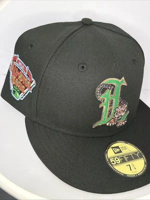 Sombrero Club New Era 59Fifty Lakeland Tigers ASG Parche Sombrero Ajustado 7 3/4 Los Tigres Foto 1 de 4