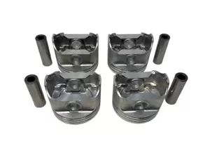 Kit de pistones (juego de 4) - para motores 3,0 L, 181 CID LX. Reemplaza a Mercruiser 8M0137 - Imagen 1 de 6