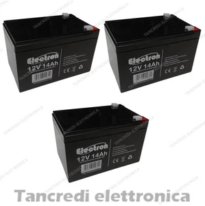 BATTERIA AL PIOMBO 36V 14Ah RICARICABILE PER BICI ELETTRICA 3pz x 12V BC1428-00 - Foto 1 di 1