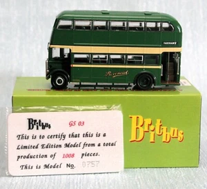Autobús de doble cubierta Britbus GS-03 1:76 GUY ARAB III PROVINCIAL EN CAJA - Imagen 1 de 14