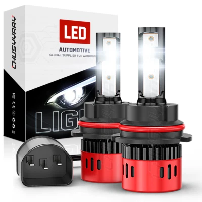For Lincoln Town Car 1995-2002 6000K 9007 LED Headlights Bulbs High-Low Beam Kit - Image 1 of 4