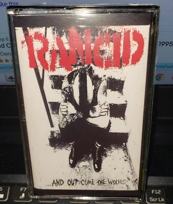2020 Rancid And Out Come The Wolves Cassette Tape Punk Rock Tim Armstrong Rare - Image 1 of 2