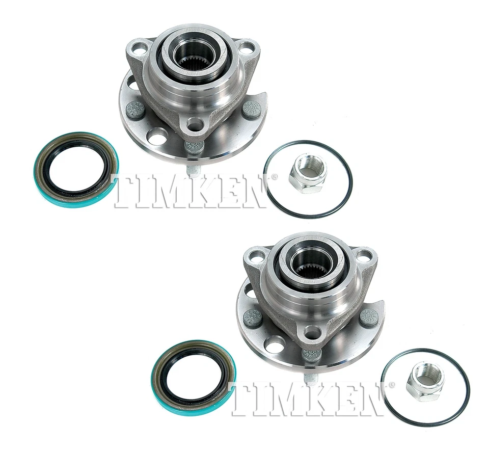 Juego de 2 pares de bujes de cojinete de rueda trasero Timken para Pontiac Fiero tracción trasera estándar Foto 1 de 1