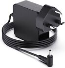 Laptop charger 65W AC Adapter Black Compatible With 45W for Lenovo IdeaPad UK